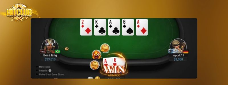 Đấu trường Poker Texas Hold'em Hitclub dành cho cao thủ